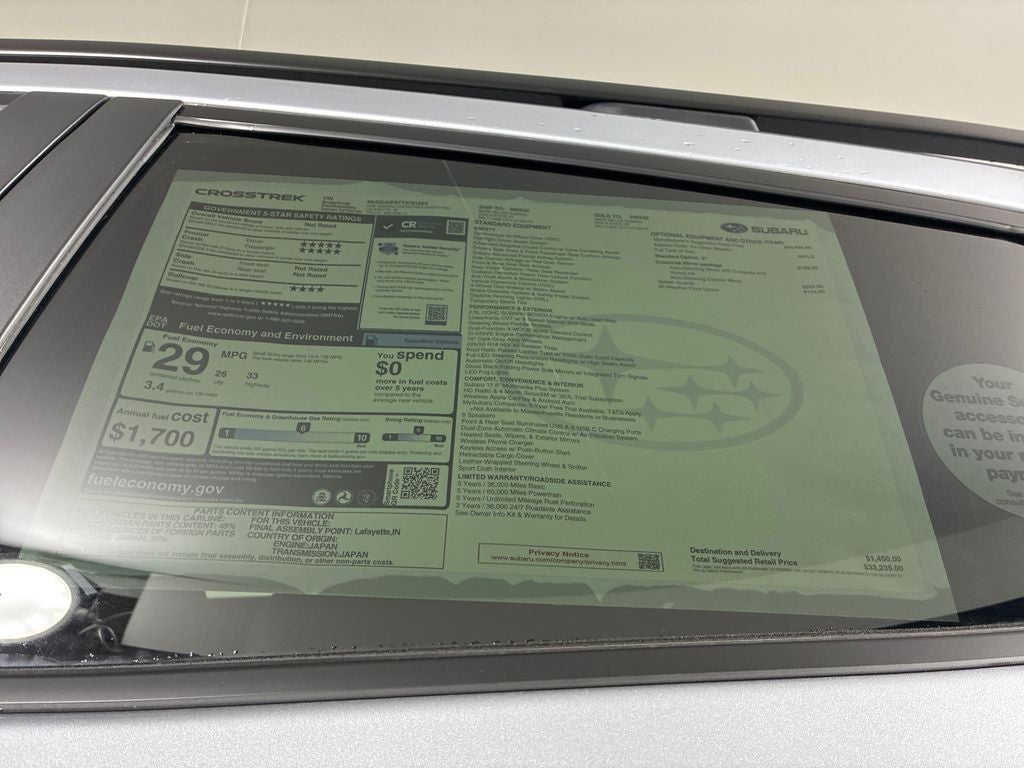 2026 Subaru CROSSTREK Sport