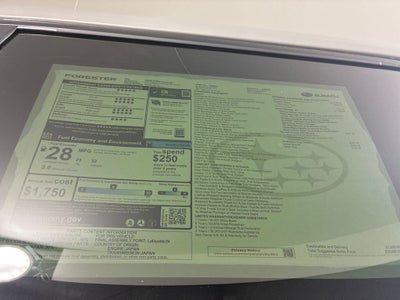 2026 Subaru FORESTER Sport Onyx Edition