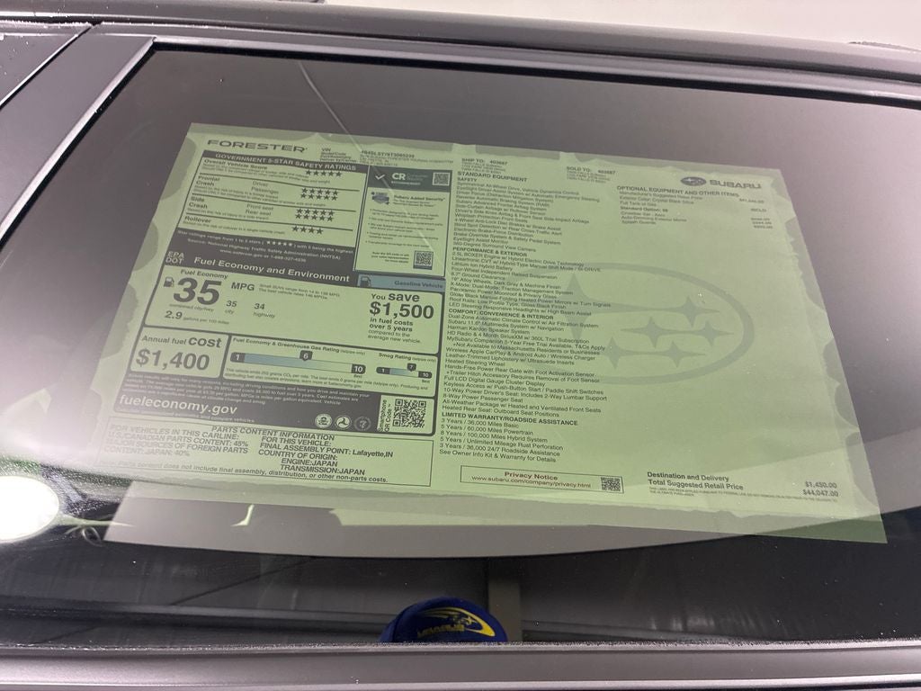2026 Subaru FORESTER Touring Hybrid