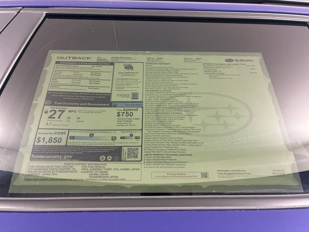 2026 Subaru OUTBACK Limited