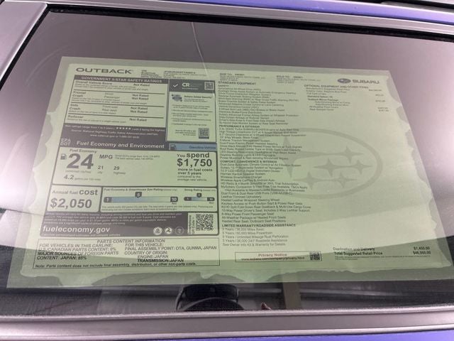 2026 Subaru OUTBACK Limited XT