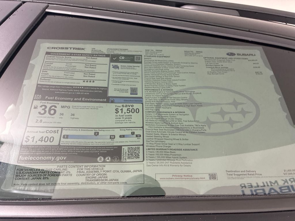 2026 Subaru CROSSTREK Limited Hybrid