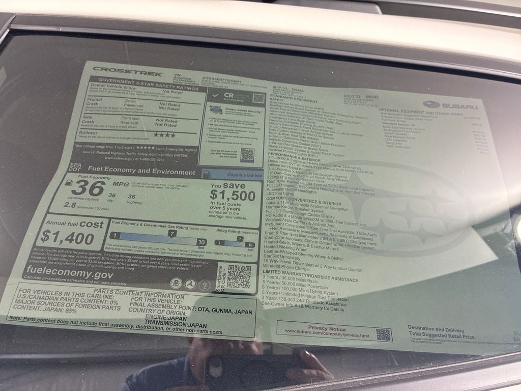2026 Subaru CROSSTREK Limited Hybrid