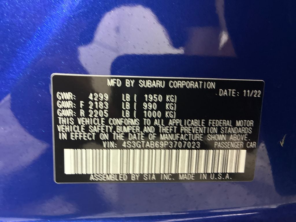 2023 Subaru Impreza Base