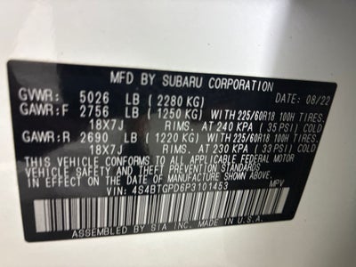 2023 Subaru Outback Touring XT