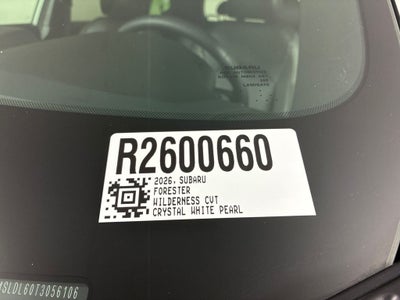 2026 Subaru Forester Wilderness
