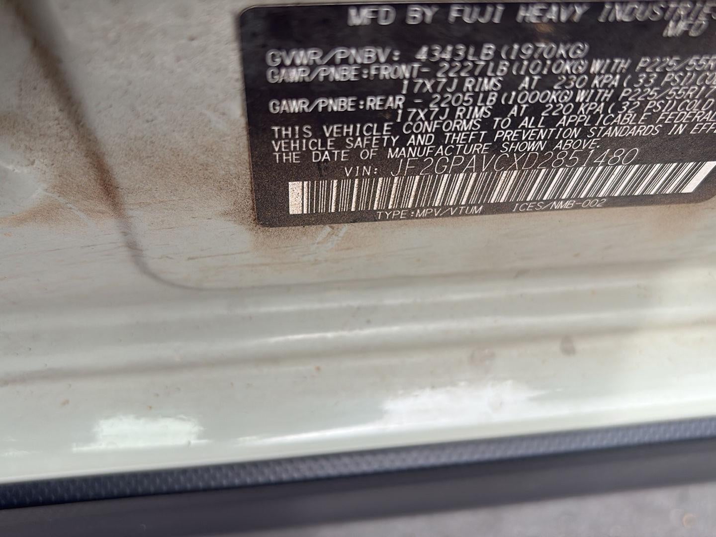 2013 Subaru Xv Crosstrek Premium