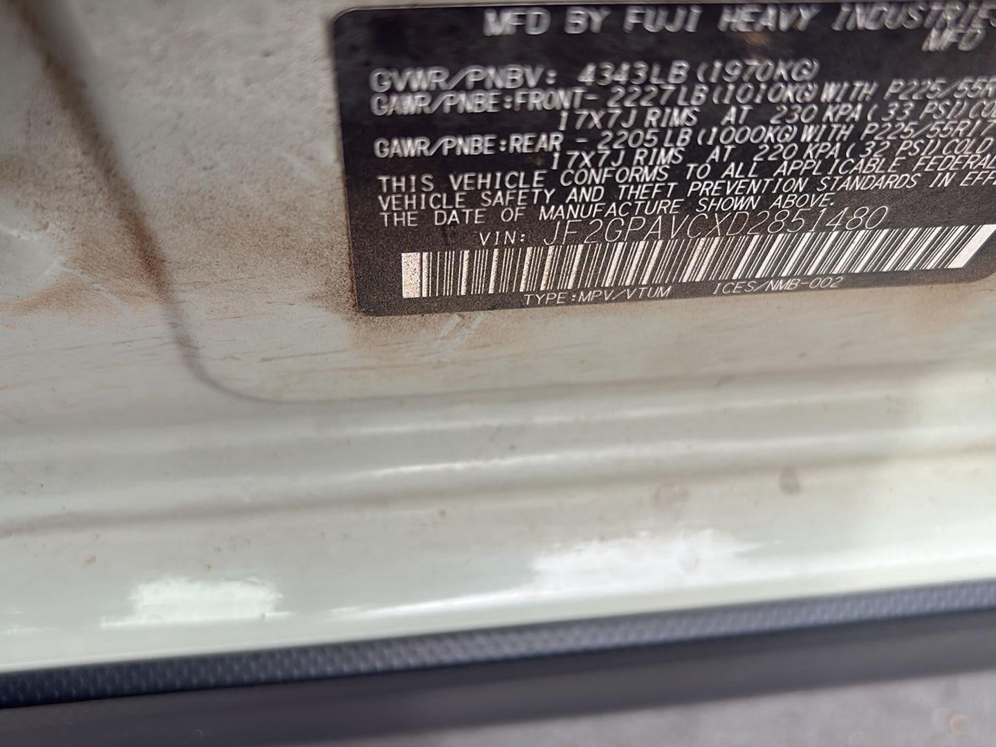 2013 Subaru Xv Crosstrek Premium