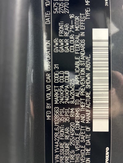 2018 Volvo Xc60 Inscription