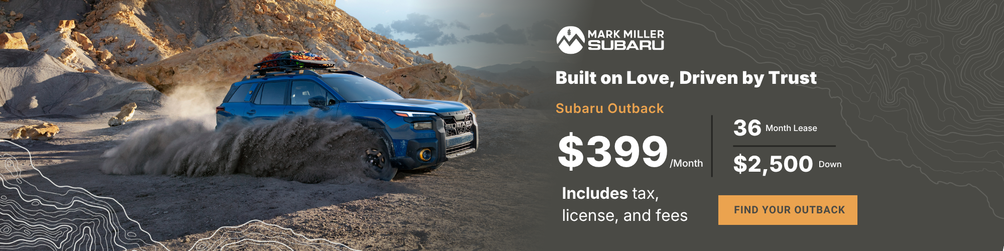 Subaru Outback at Mark Miller Subaru Midtown in Salt Lake City UT