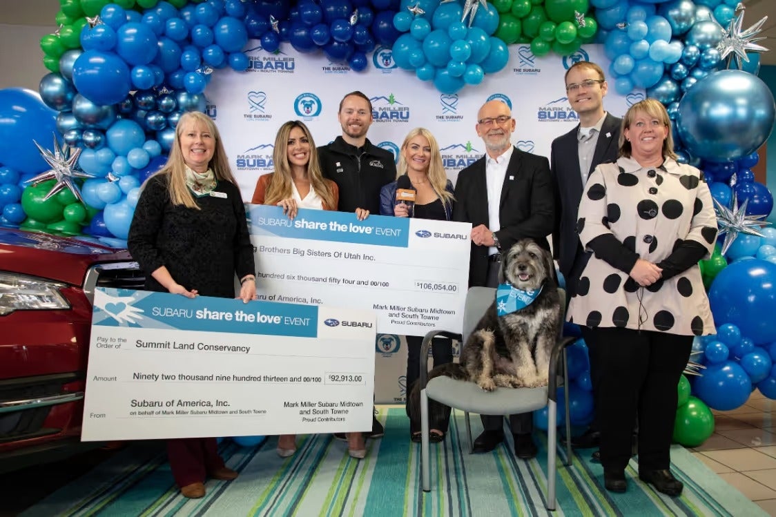 Mark Miller Subaru donates nearly $200,000 in the 14th annual Subaru Share the Love Event