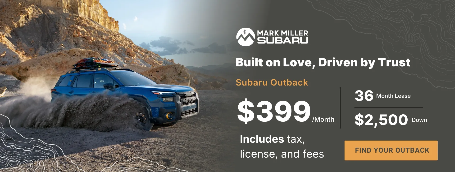 Subaru Outback at Mark Miller Subaru Midtown in Salt Lake City UT